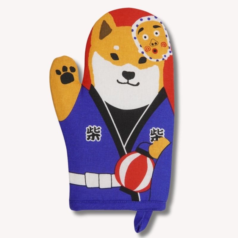 Friendshill Matsuri Shibatasan Red Oven Mitt Pc – SHOPPUROO™