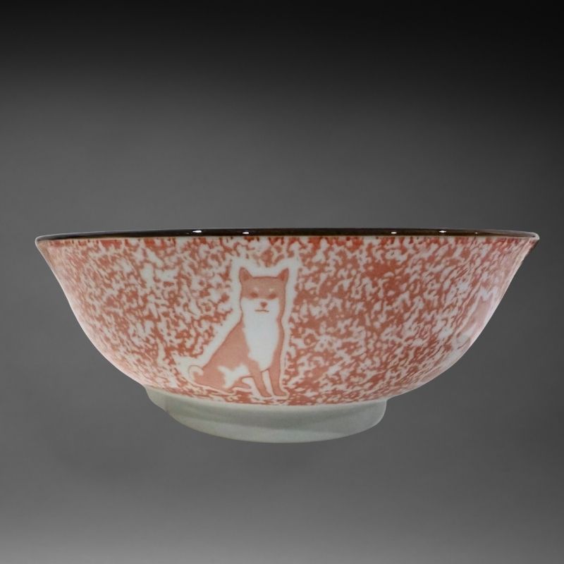 MINO-YAKI SHIBA DOG X KYOTO RAMEN BOWL 19.4 cm
