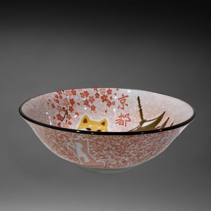 MINO-YAKI SHIBA DOG X KYOTO RAMEN BOWL 19.4 cm
