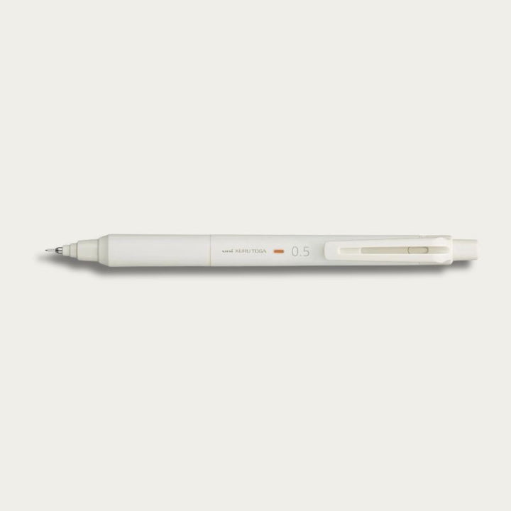 Uni-ball KURU TOGA KS mechanical pencil in Ivory, 0.5mm, angled view