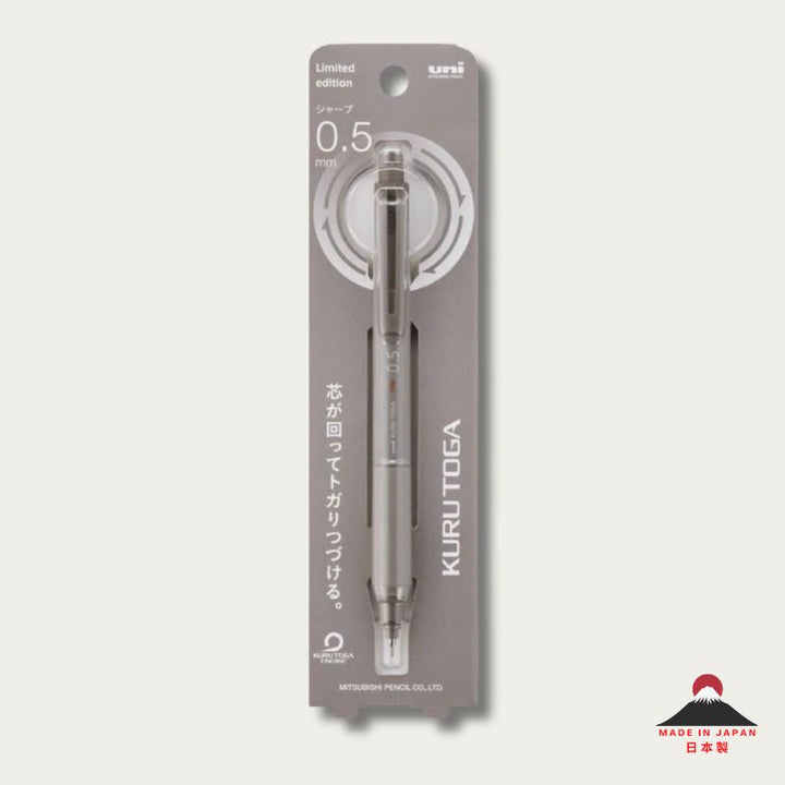 uni Mitsubishi KURU TOGA KS mechanical pencil Brow Grey — limited edition packaging
