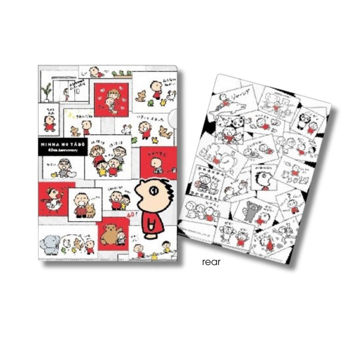 Sanrio Minna No Tabo 40th Anniversary A4 Letter File (Made in Japan)