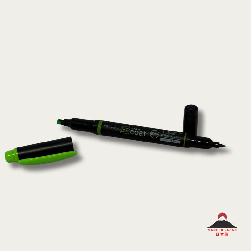 Tombow Kei Coat Double-sided Highlighter - Green  (Made in Japan)