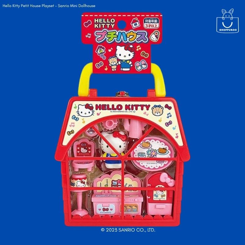 Hello Kitty Petit House Playset – Sanrio Mini Dollhouse