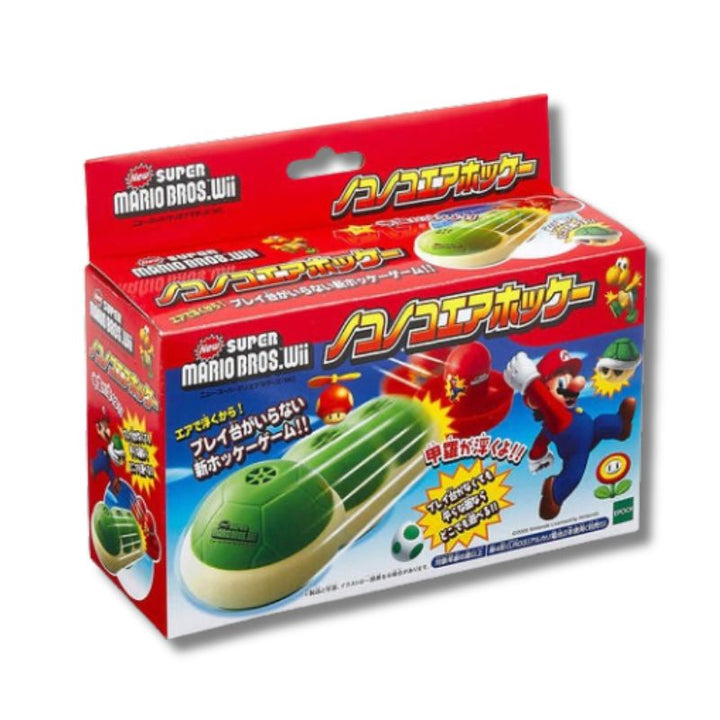 Epoch Super Mario Bros. Wii Koopa Shell Air Hockey Game – 2 Player Toy Set