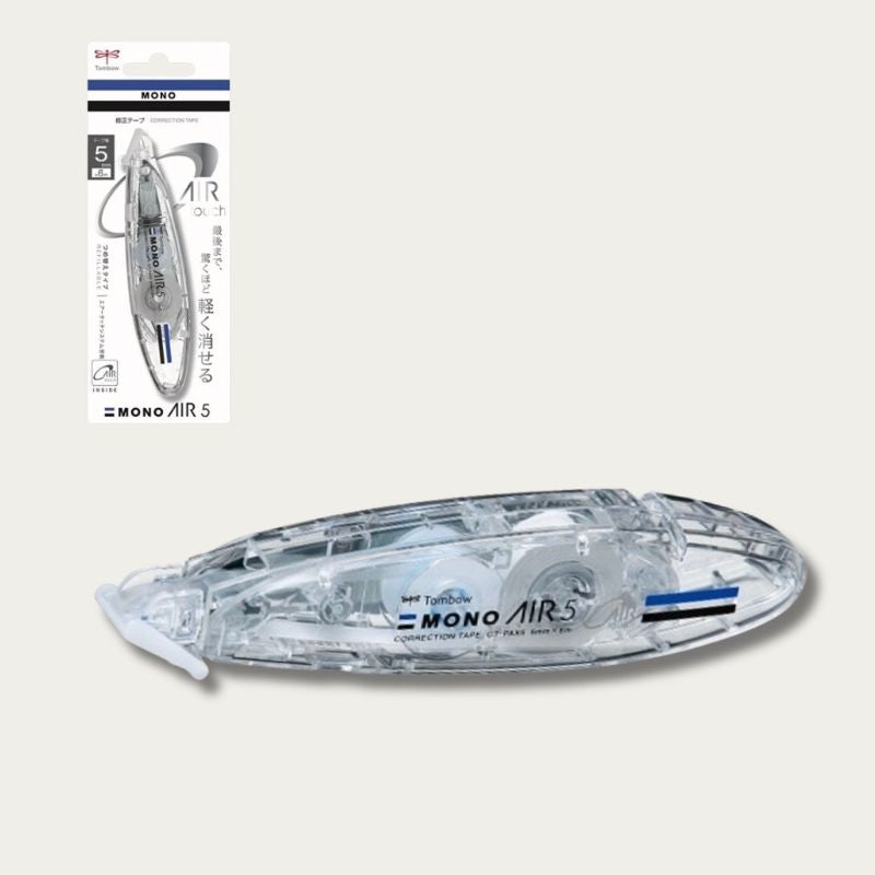 TOMBOW MONO AIR5 pen-type correction tape, retail packaging with Air Touch branding