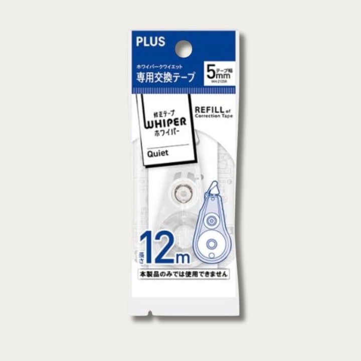 PLUS Whiper Quiet correction tape refill cartridge 5mm x 12m
