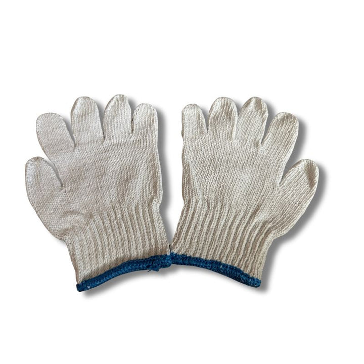 Children’s Cotton-Blend Work Gloves - Blue  (1 Pair)