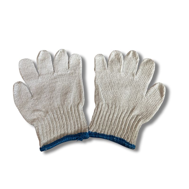 Children’s Cotton-Blend Work Gloves - Blue  (1 Pair)