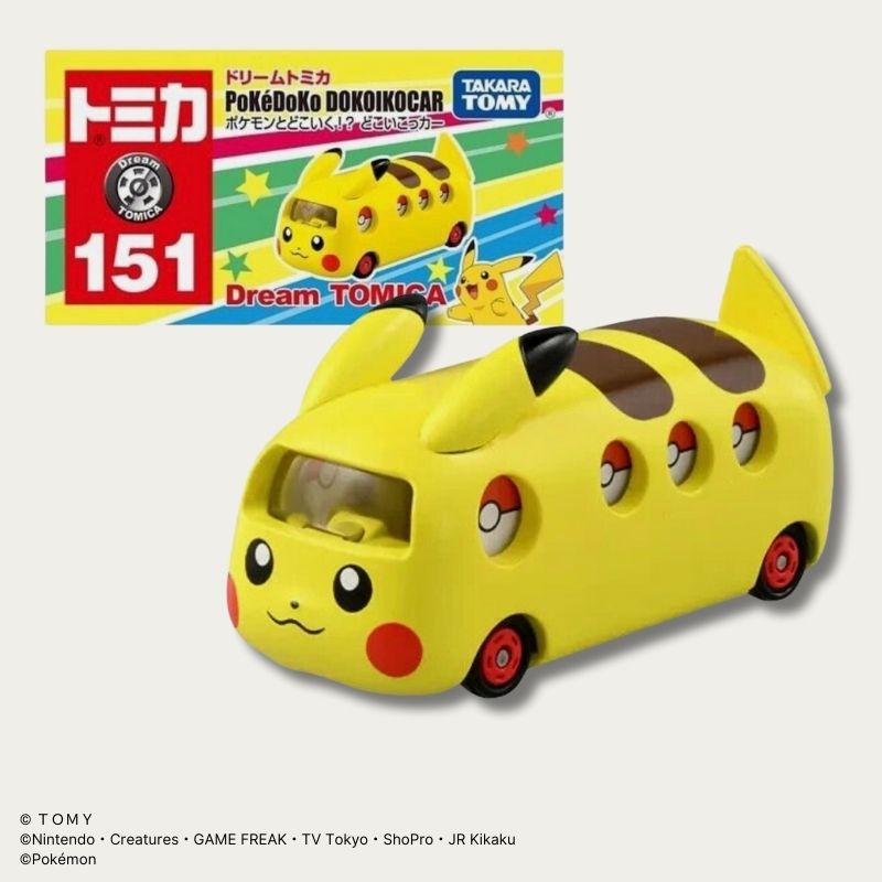 Dream TOMICA No.151 – PoKéDoKo DOKOIKOCAR (Pikachu Bus)