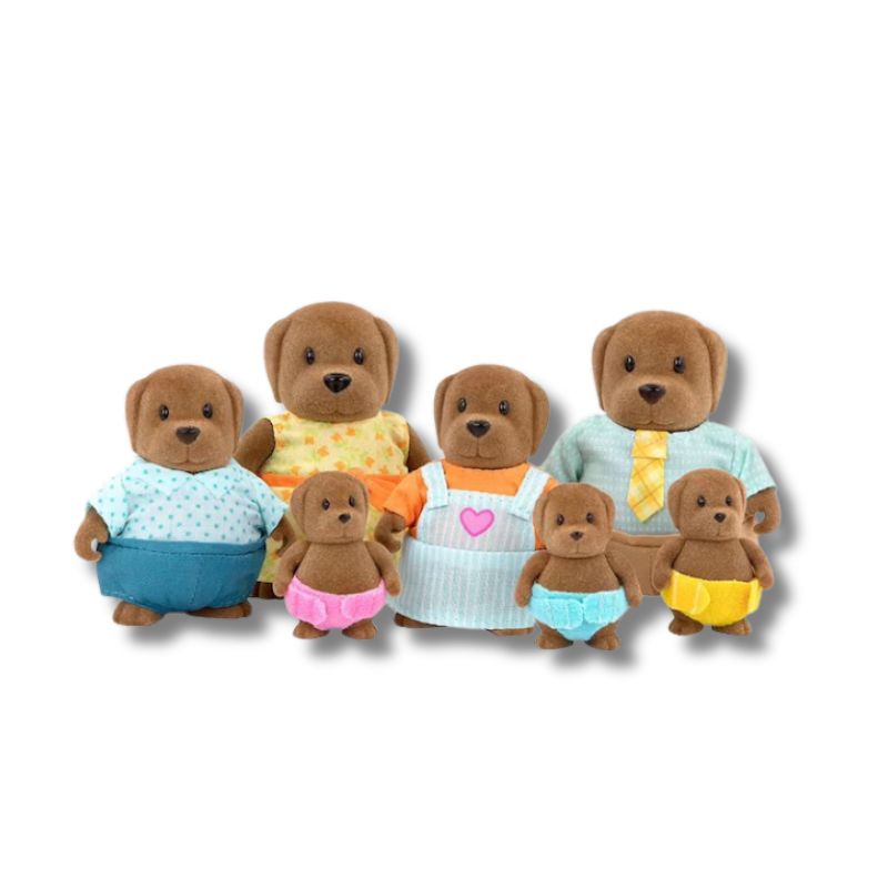 Wagadoodle Dogs Family & Storybook Playset