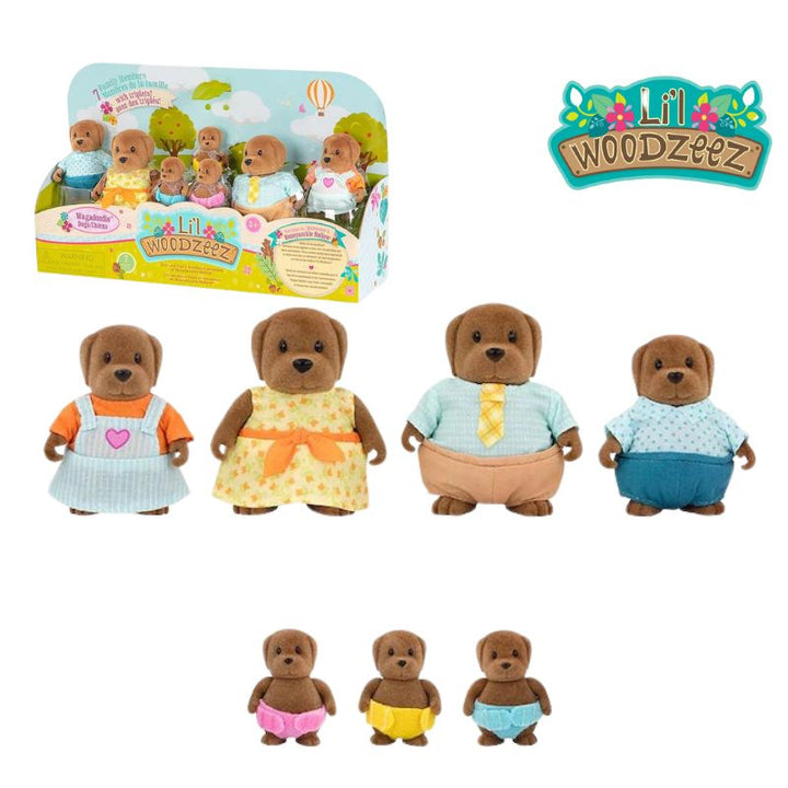 Wagadoodle Dogs Family & Storybook Playset