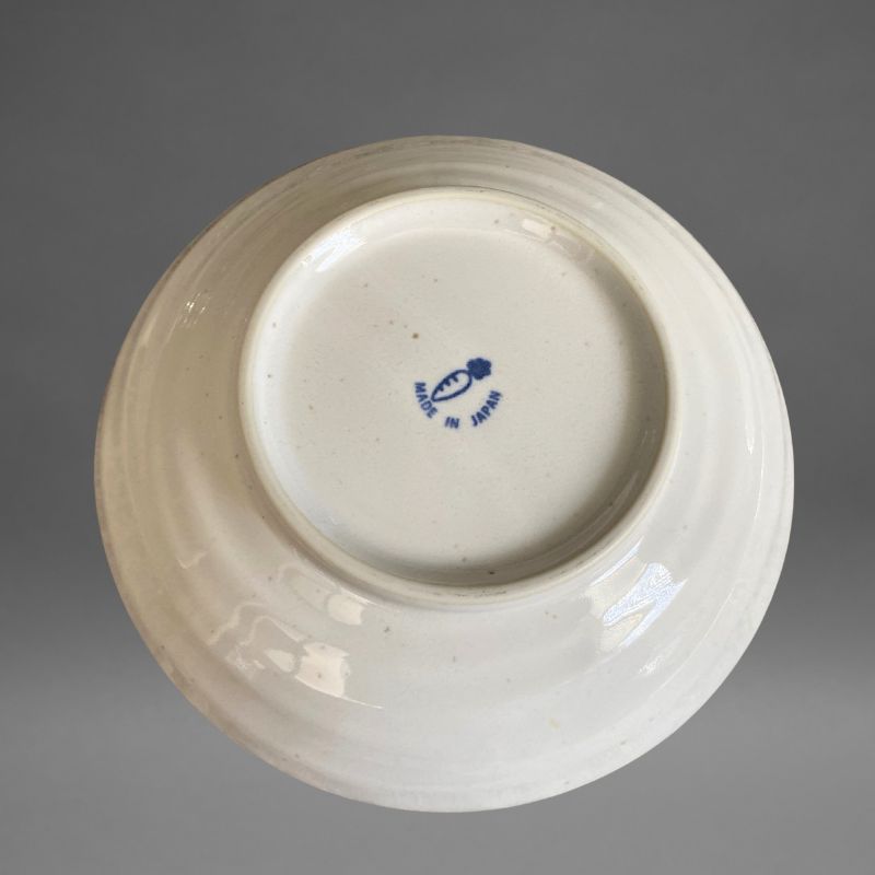 Mino-yaki Bunny Plate – 21cm Porcelain Serving Dish Made in Japan