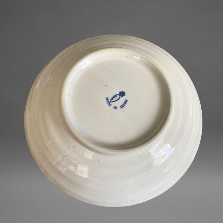Mino-yaki Bunny Plate – 21cm Porcelain Serving Dish Made in Japan