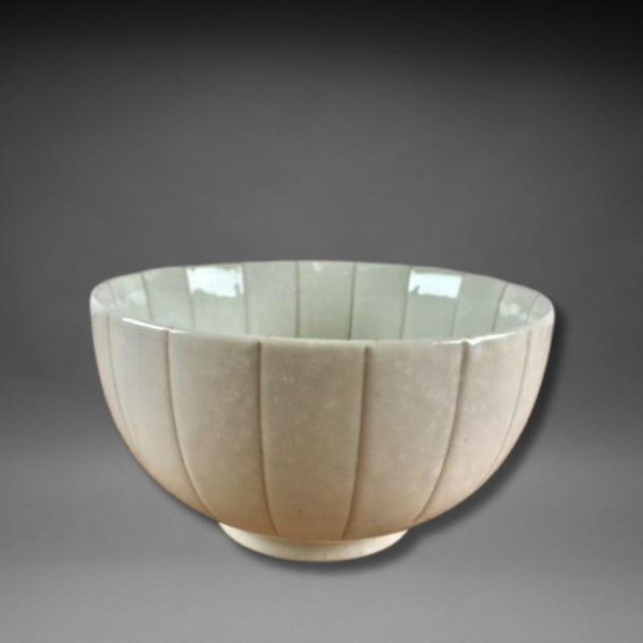 Mino-yaki Takusasara Donburi Bowl (Jade Green) 13cm