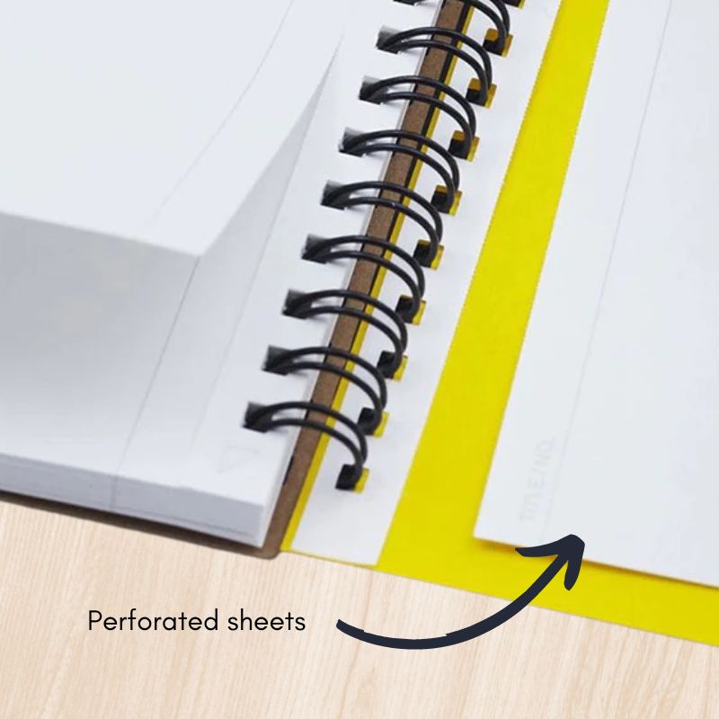 Mnemosyne A4 Notebook 7mm Lined N199A (Made in Japan)