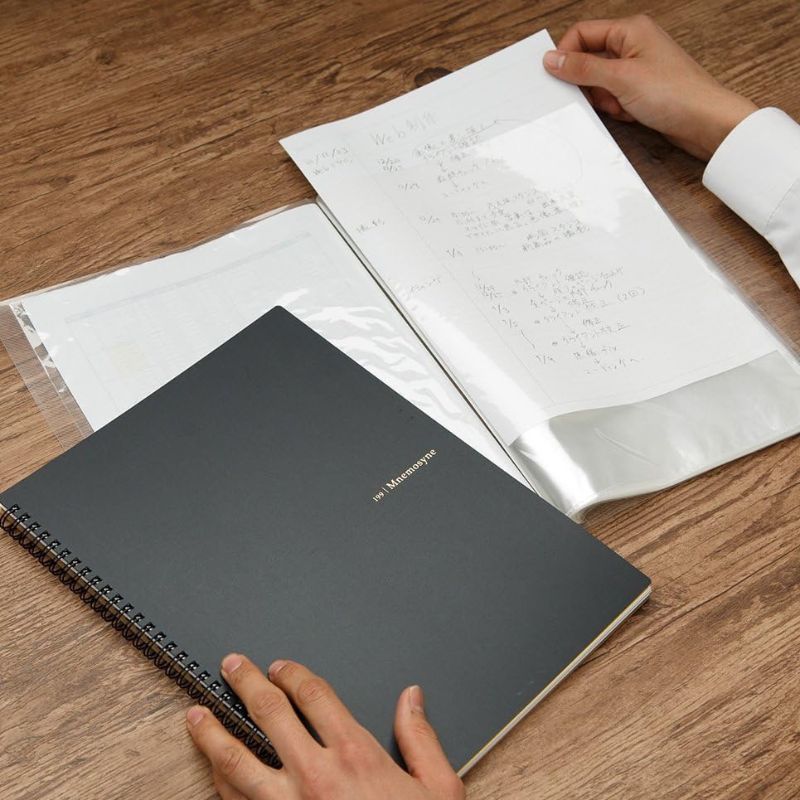 Mnemosyne A4 Notebook 7mm Lined N199A (Made in Japan)