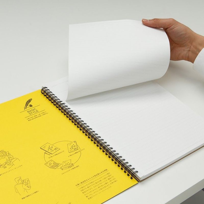Mnemosyne A4 Notebook 7mm Lined N199A (Made in Japan)