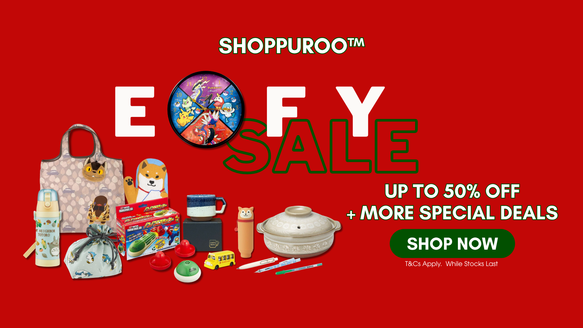 EOFY Sale 2026 — Japanese Stationery, Mino-yaki Ceramics and Homewares — SHOPPUROO Australia