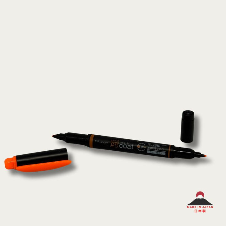 Tombow Kei Coat Double-sided Highlighter - Orange  (Made in Japan)