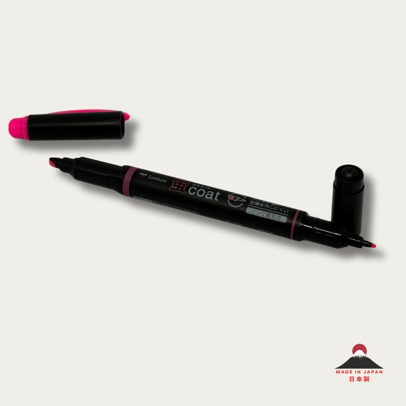 Tombow Kei Coat Double-sided Highlighter - Pink  (Made in Japan)