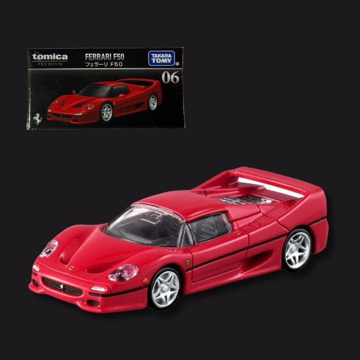 Tomica Premium No.06 Ferrari F50 – 1/62 Scale Die-Cast Collectible