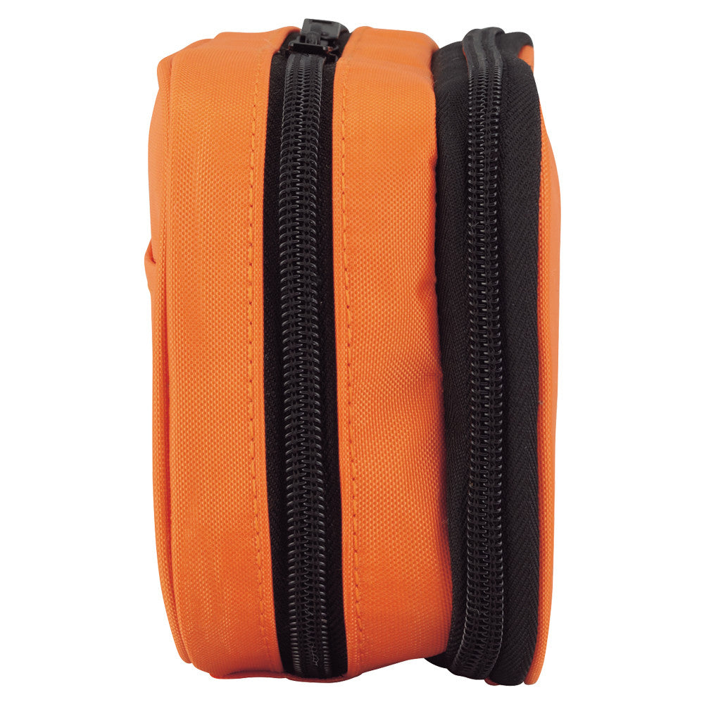 Double Zip Mutli Compartment Pencil Case